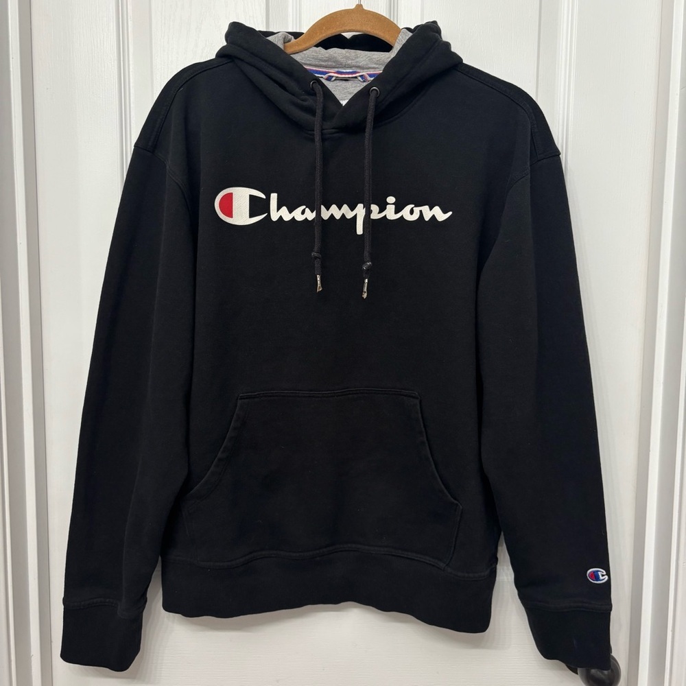 Black Logo Hoodie | Champion M